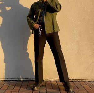 WRANGLER Wrancher Dark Brown Dress Pants